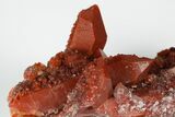 Natural, Red Quartz Crystal Cluster - Morocco #181569-2